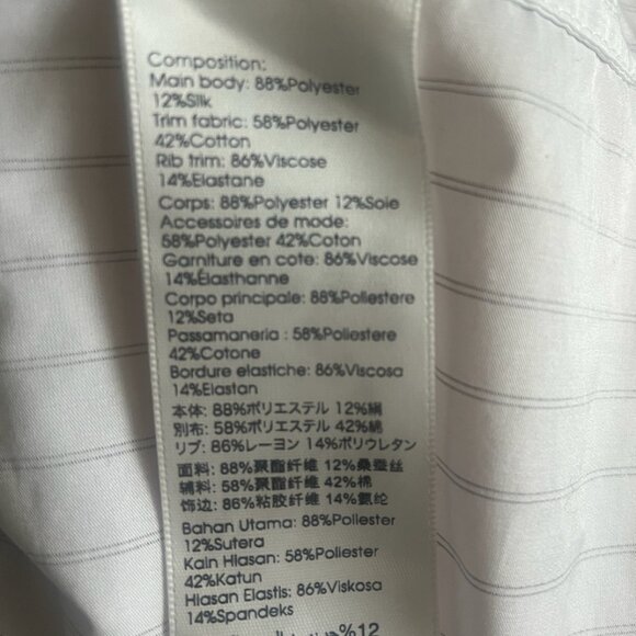 3.1 Phillip Lim Pink Silk Blend Oversized Bomber Jacket - Picture 8 of 8